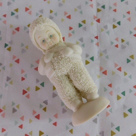 SNOWBABIES Department 56 Where’s My Belly Button Porcelain Figurine Retired - Picture 7 of 10
